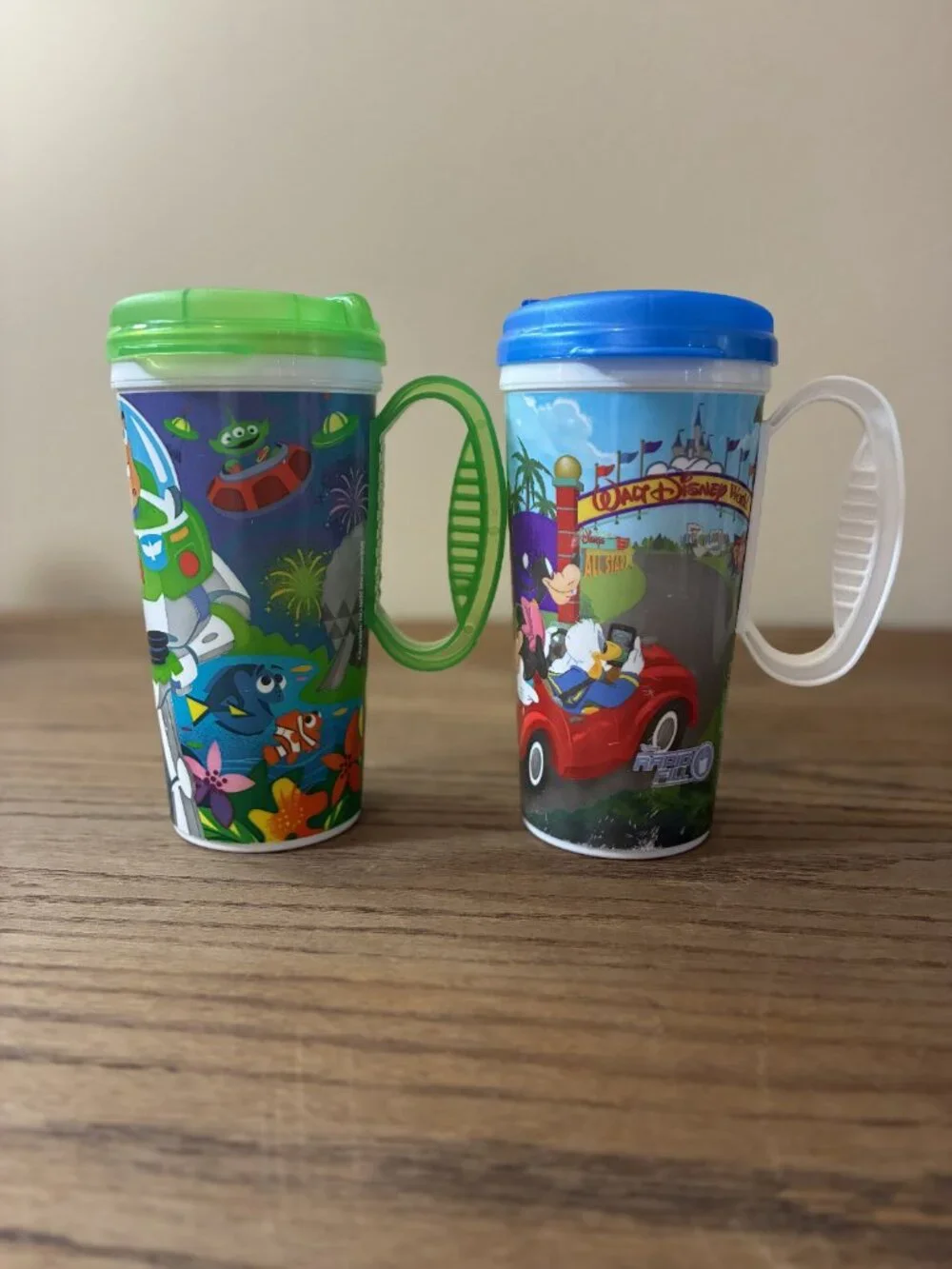 Walt Disney World Resort Reusable Refillable 16oz Mug; Lot of 6; Assorted